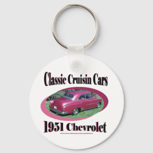 Porte-clés Voitures de croisière classiques 1951 Chevrolet