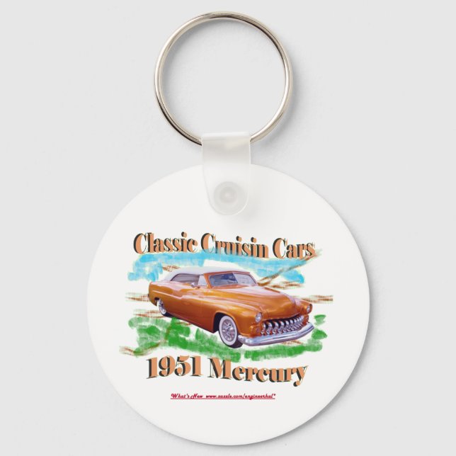 Porte-clés Voitures de croisière classiques 1951 Mercury (Recto)
