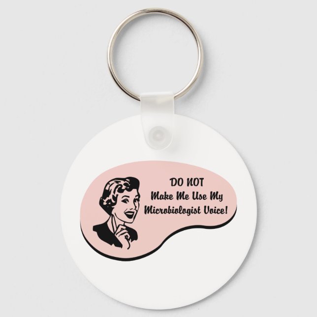 Porte-clés Voix de microbiologiste (Recto)