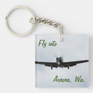 Porte-clés Vol vers Aurora, Washington