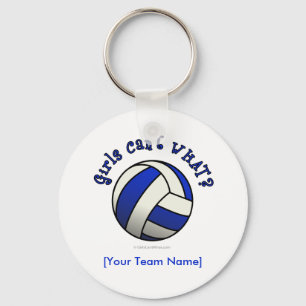 Porte-clés Volley-ball bleu