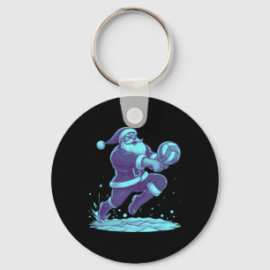 Porte-clés Volley-ball Noël Noël Noël Père Noël Volleyba