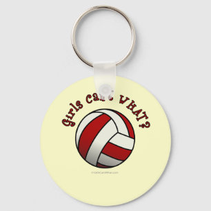 Porte-clés Volley-ball rouge