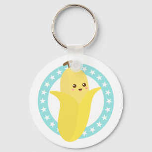 Porte-clés Vont les bananes avec la banane mignonne