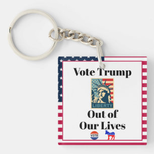 Porte-clés Votez Trump hors de notre Porte - clé de vie
