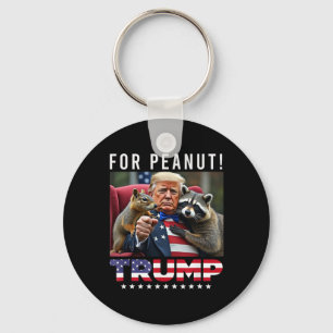 Porte-clés Votez Trump pour Peanut l'écureuil 3