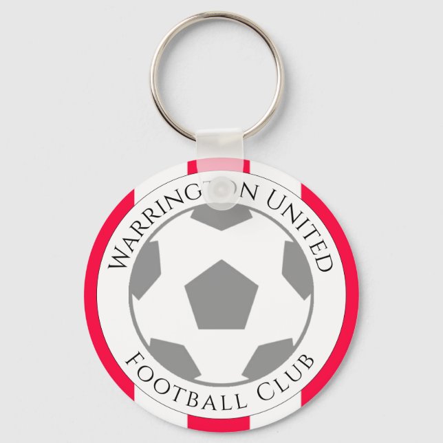 Porte-clés Votre club de football Nom Porte - clé (Recto)