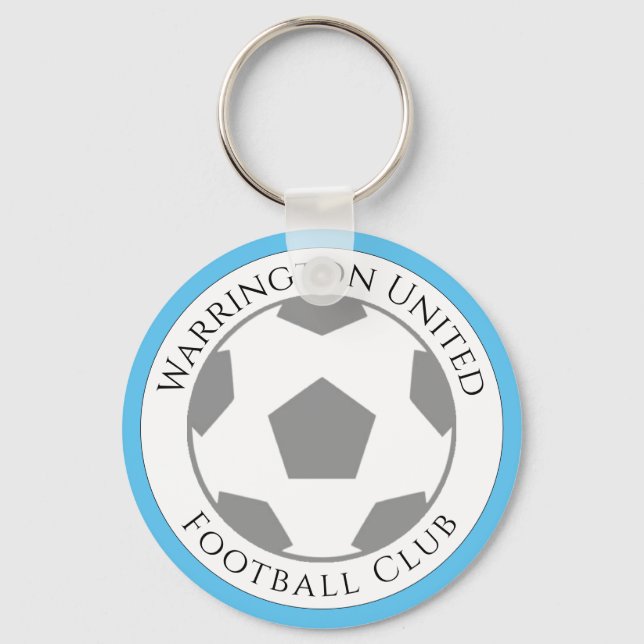 Porte-clés Votre club de football Nom Porte - clé (Recto)