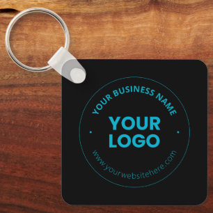 Porte-clés Votre logo   Nom commercial et site Web modifiable