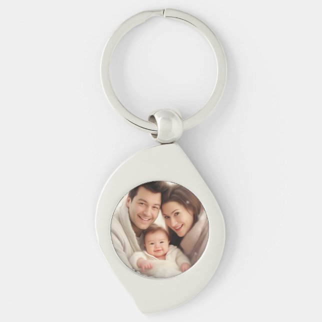 Porte-clés Votre photo de famille préférée (Devant)