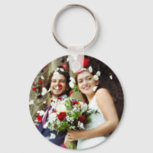 Porte-clés Votre photo de mariage préférée
