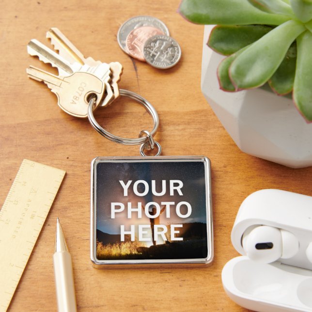 Porte-clés Votre photo ici (Bureau)