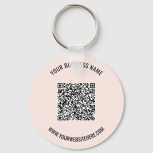 Porte-clés Votre QR Code Nom Site Web Porte - clé promotionne