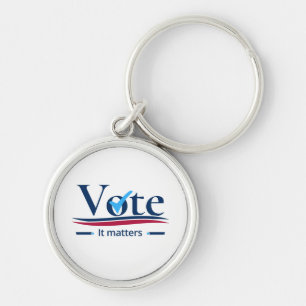 Porte-clés Votre vote compte