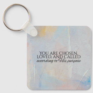 Porte-clés Vous êtes verset biblique de typographie chrétienn