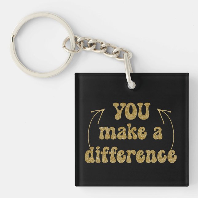 Porte-clés Vous faites une différence (Devant)