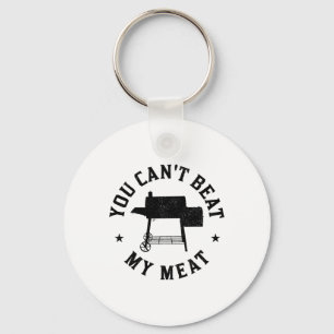 Porte-clés Vous ne pouvez pas battre ma viande Barbecue Grill