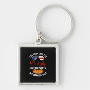 Porte-clés Vous Ressemblez À 4 juillet Patriotique