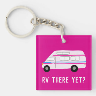 Porte-clés VOUS Y ÊTES ENCORE ? Vintage Van Motorhome Camperv