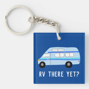 Porte-clés VOUS Y ÊTES ENCORE ? Vintage Van Motorhome Camperv