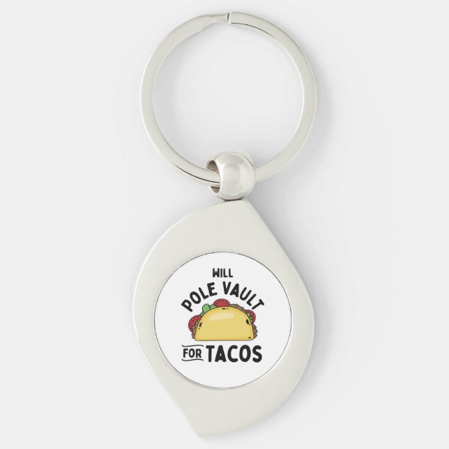Porte-clés Voûte À Pôle - Coffre À Pôle Pour Tacos (Devant)