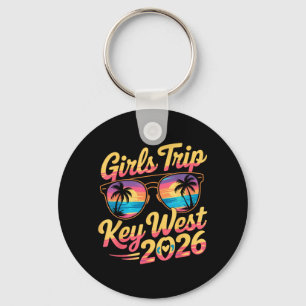 Porte-clés Voyage à Key West 2026 pour filles, tenue de vacan