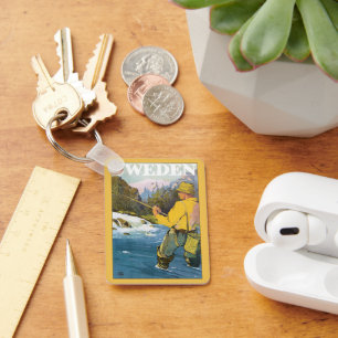 Porte-clés Voyage de charme en Suède, pêche sportive de poiss