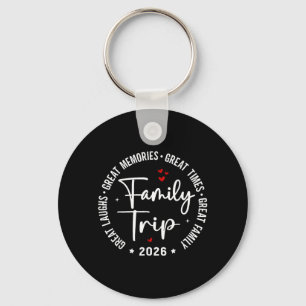 Porte-clés Voyage de Famille Vacances 2026 Groupe d'Été Corre