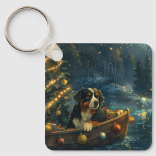 Porte-clés Voyage de fête de Noël de la montagne bernoise