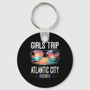 Porte-clés Voyage de filles à Atlantic City Vacances d'été 20