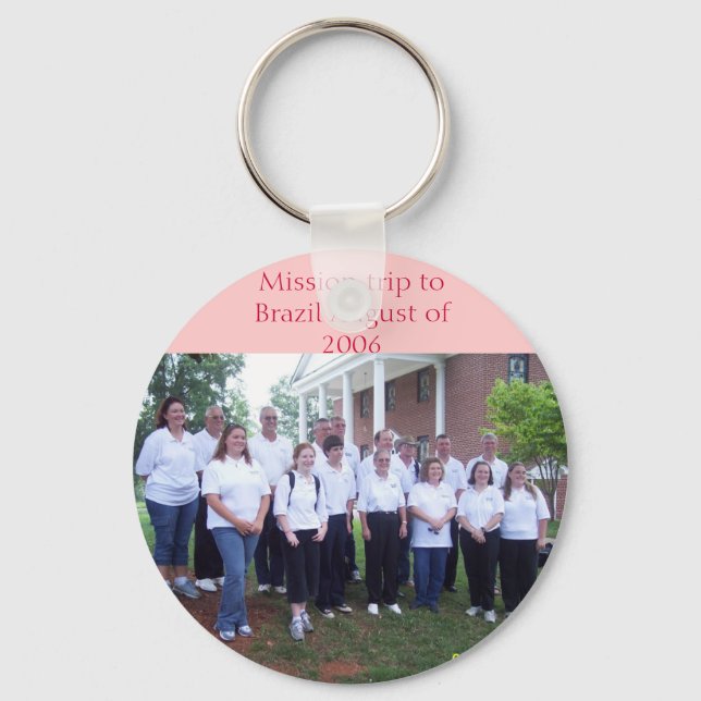 Porte-clés Voyage de mission au Brésil Août 2006 (Recto)