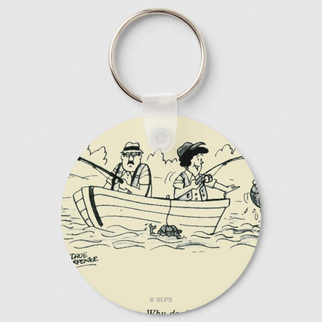 Porte-clés Voyage de pêche (Recto)