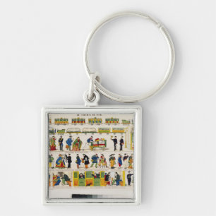 Porte-clés Voyage de rail, c.1850
