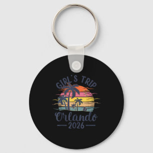 Porte-clés Voyage drôle à la plage d'Orlando, coucher de sole