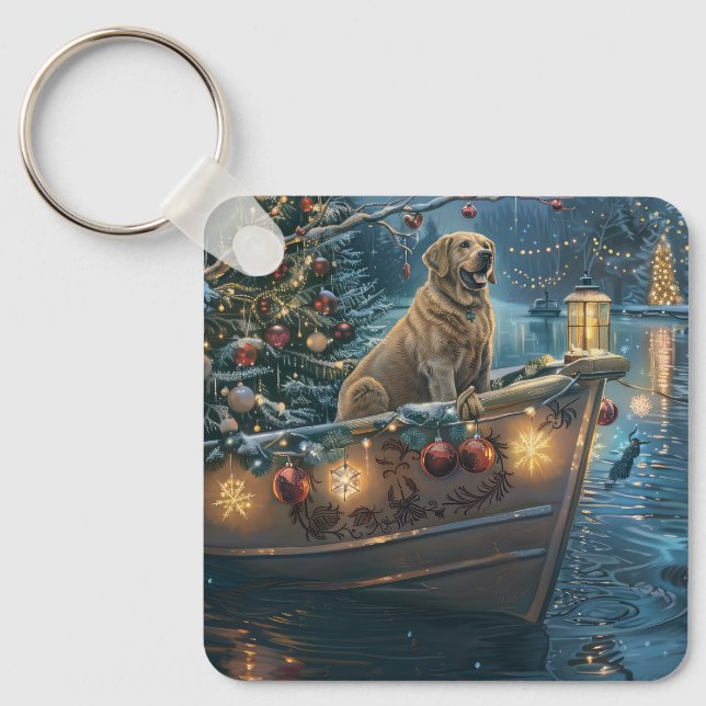 Porte-clés Voyage festif de Noël au Labrador (Recto)