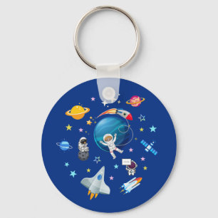 Porte-clés Voyage spatial