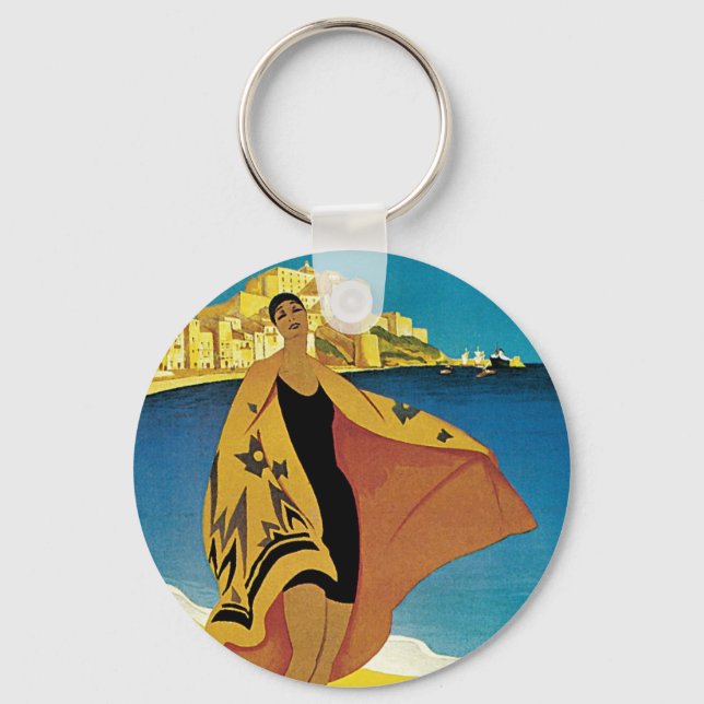 Porte-clés Voyage vintage (Recto)