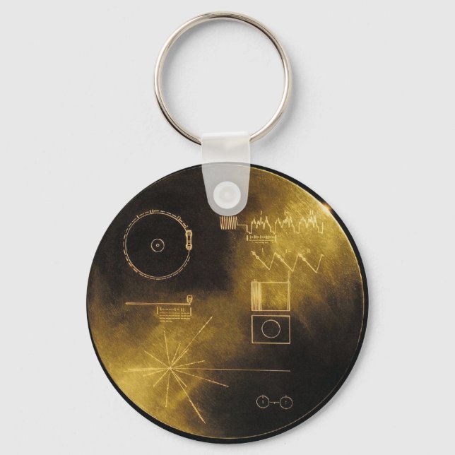 Porte-clés Voyager Golden Record Porte - clé (Recto)