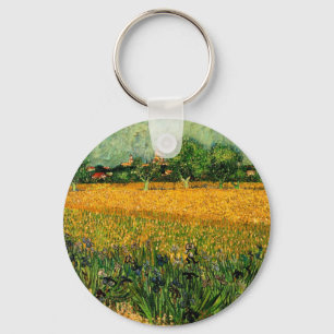 Porte-clés Vue d'Arles avec des iris par Vincent van Gogh