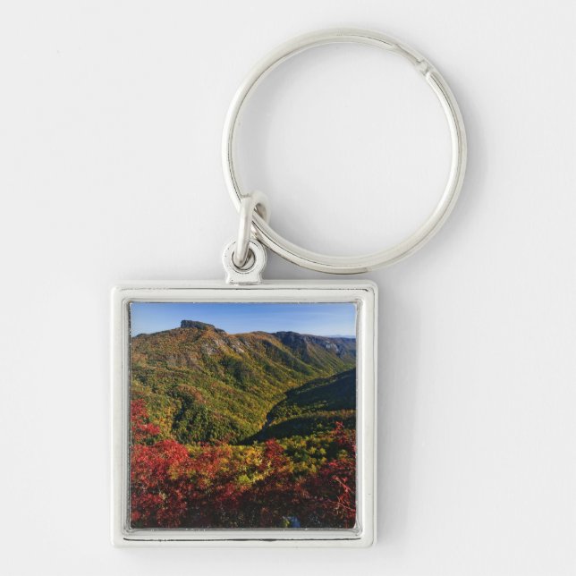 Porte-clés Vue d'automne des gorges de Linville (Devant)