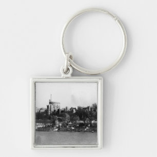 Porte-clés Vue de château de Windsor, à travers la Tamise