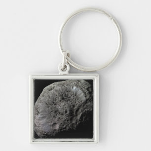 Porte-clés vue de Faux-couleur de la lune Hyperion de Saturn