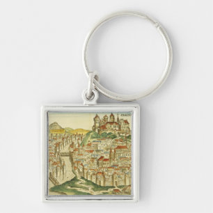 Porte-clés Vue de la ville de Cracovie (Kracow), du Nure