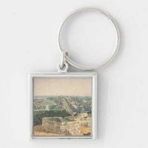 Porte-clés Vue de Washington, pub. par E. Sachse et Cie.,