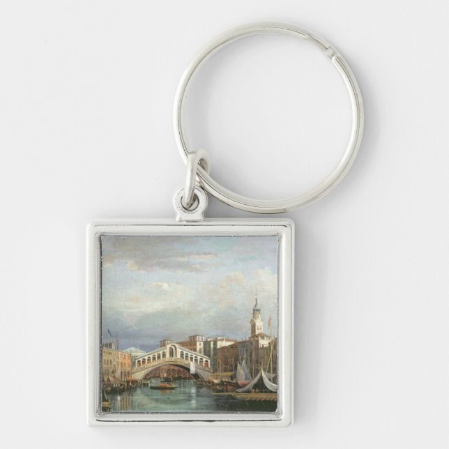 Porte-clés Vue du pont de Rialto à Venise (Devant)