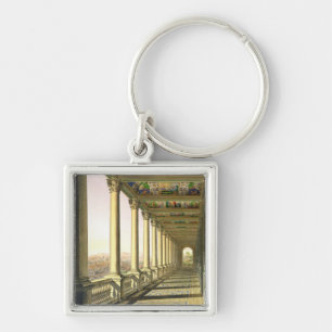 Porte-clés Vue du troisième bungalow de plancher à Vatican,