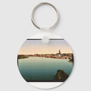 Porte-clés Vue générale, cru Photochrom de Toulouse, France