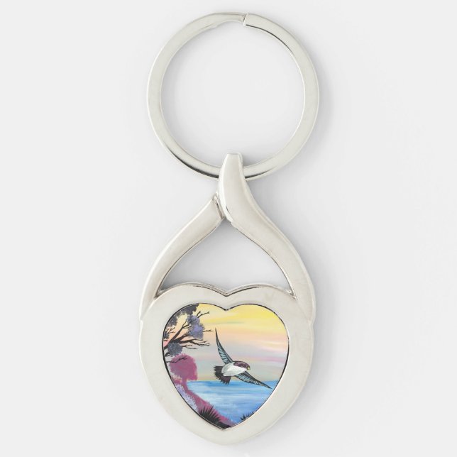Porte-clés Vue Oiseaux (Devant)