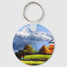 Vue Panoramique De La Belle Montagne De L'Everest