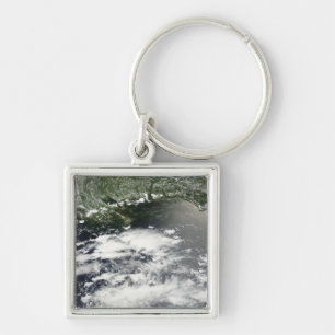 Porte-clés Vue satellite des fuites d'huile 2